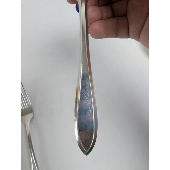 Rogers Silverplate Lufberry Flatware Silverware Set of 51 - Picture 8 of 10